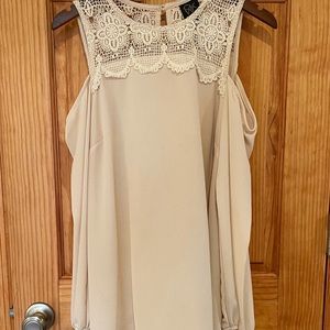 CKW knitwear size l, blouse with knit top